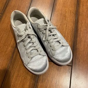 Silver Nike Sneakers